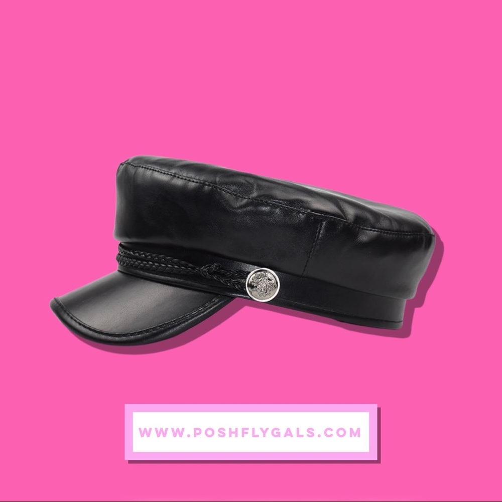 Leather Beret